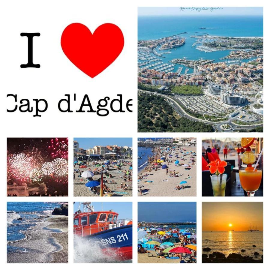 Studio Chaleureux Au Cap D'Agde Kültér fotó